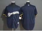 Milwaukee Brewers Blank Blue Cool Base Jersey