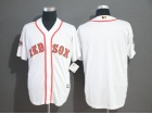 Boston Red Sox Blank White 2019 Gold Program Cool Base Jersey