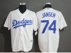 Los Angeles Dodgers #74 Kenley Jansen White Cool Base Jersey