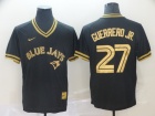 Toronto Blue Jays #27 Vladimir Guerrero JR Nike Black Gold Fashion Jersey