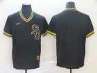 Chicago White Sox Blank Nike Black Gold Fashion Jersey