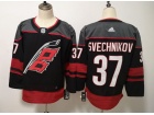 Adidas Carolina Hurricanes #37 Andrei Svechnikov Black Hockey Jersey