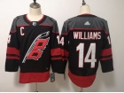 Adidas Carolina Hurricanes #14 Justin Williams Black Hockey Jersey