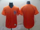 New York Mets Blank Orange Nike Fade Jersey