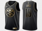 Nike Denver Nuggets #15 Nikola Jokic Black Golden Swingman Jersey