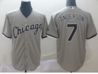 Chicago White Sox #7 Tim Anderson Grey Cool Base Jersey