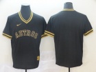 Houston Astros Blank Nike Black Gold Fashion Jersey