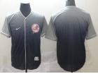 New York Yankees Blank Blue Nike Fade Jersey