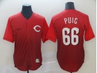 Cincinnati Reds #66 Yasiel Puig Red Nike Fade Jersey