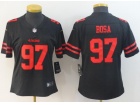 Woman San Francisco 49ers #97 Nick Bosa Black Vapor Untouchable Limited Jersey