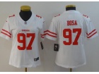 Woman San Francisco 49ers #97 Nick Bosa White Vapor Untouchable Limited Jersey