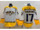 Adidas Nashville Predators #17 Wayne Simmonds White Hockey Jersey