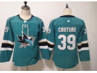 Adidas Woman San Jose Sharks Jerseys #39 Logan Couture Green Hockey Jersey