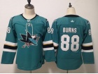 Adidas Woman San Jose Sharks #88 Brent Burns Green Hockey Jersey