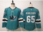 Adidas Woman San Jose Sharks #65 Erik Karlsson Green Hockey Jersey