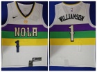 Nike New Orleans Pelicans #1 Zion Williamson White City Swingman Jersey