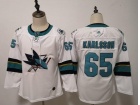 Adidas Woman San Jose Sharks #65 Erik Karlsson White Hockey Jersey