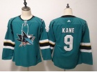 Adidas Woman San Jose Sharks Jerseys #9 Evander Kane Green Hockey Jersey