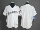 Milwaukee Brewers Blank White Flexbsse Jersey