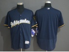 Milwaukee Brewers Blank Navy Blue 