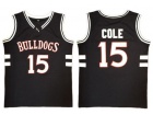 Bulldogs High School #15 Jermaine Cole J. Cole Navy Blue Basketball Jersey