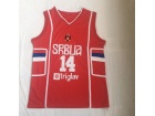 #14 Nikola Jokic Red Serbia Srbija Retro Basketball Jersey 