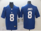 New York Giants #8 Daniel Jones Blue Vapor Untouchable Limited Jersey