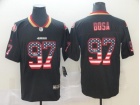 San Francisco 49ers #97 Nick Bosa Black USA Flag Vapor Limited Jersey