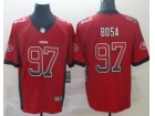 San Francisco 49ers #97 Nick Bosa Red Drift Vapor Untouchable Limited Jersey