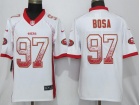 San Francisco 49ers #97 Nick Bosa White Drift Vapor Untouchable Limited Jersey