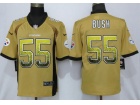 Pittsburgh Steelers #55 Devin Bush Yellow Drift Fashion Vapor Untouchable Limited Jersey