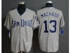 San Diego Padres #13 Manny Machado Gray Flexbase Jersey