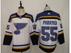 Adidas St.Louis Blues #55 Colton Parayko White Hockey Jersey