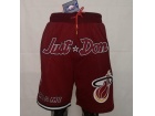 Miami Heat Red Just-Don Throwback Basketball Shorts