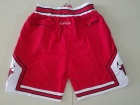 Chicago Bulls Red Just-Don Throwback Basketball Short