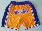 Los Angeles Lakers Gold Just-Don Throwback Basketball Short