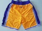 Los Angeles Lakers Gold Just-Don Throwback Basketball Short