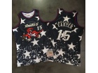 Toronto Raptors #15 Vince Carter Navy Independence Day AU 1998-99 Hardwood Classic Jersey