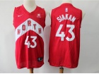 Nike Toronto Raptors #43 Pascal Siakam Red Earned Swingman Jersey