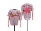 St. Louis Cardinals #46 Paul Goldschmidt Gray Cool Base Jersey