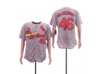 St. Louis Cardinals #46 Paul Goldschmidt Gray Flex Base Jersey