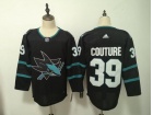 Adidas San Jose Sharks Jerseys #39 Logan Couture Black Hockey Jersey