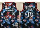 Toronto Raptors #15 Vince Carter Ness Floral Fashion 1998-99 Hardwood Classic Jersey