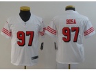 Youth San Francisco 49ers #97 Nick Bosa White Color Rush Vapor Untouchable Limited Jersey