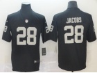 Oakland Raiders #28 Josh Jacobs Black Men's Vapor Untouchable Limited Jersey