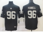 Oakland Raiders #96 Clelin Ferrell Black Men's Vapor Untouchable Limited Jersey