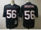 Atlanta Falcons #56 Keith Brooking Black Throwback Jersey