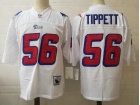 New England Patriots #56 Andre Tippett White Throwback Football Jersey