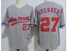 Montreal Expos #27 Vladimir Guerrero JR Gray Throwback Baseball Jersey