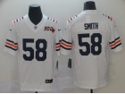 Chicago Bears #58 Roquan Smith White Throwback 100th Vapor Untouchable Limited Jersey